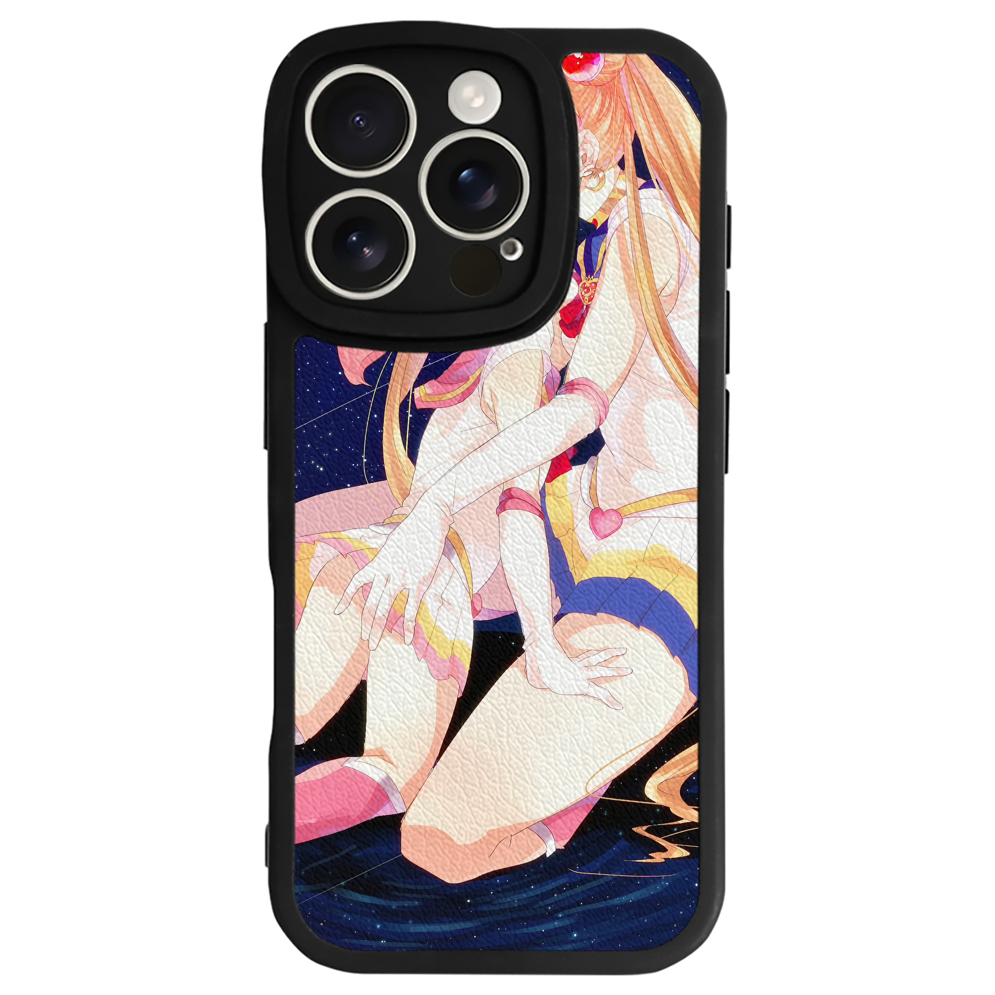 （画像用） 美少女戦士セーラームーン Sailor Moon 【iPhone 16シリーズ対応】シリコンスマホケース（レザー調） 材質：シリコン